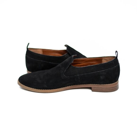 Franco Sarto Hum Loafers Women’s 7M Black Suede Slip-On Casual Shoes - Picture 8 of 12